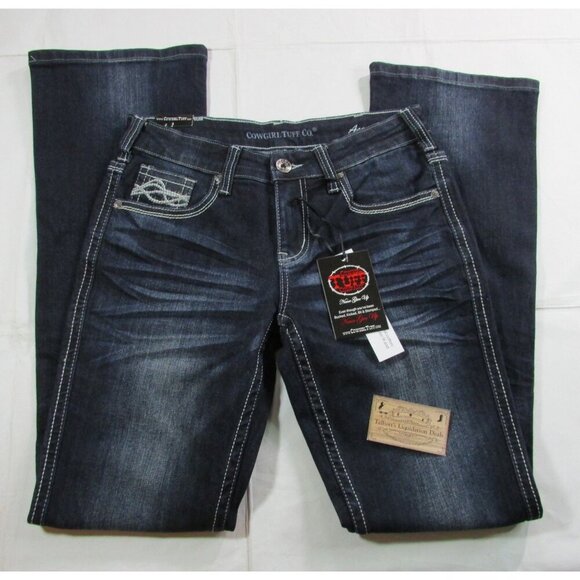 Cowgirl Tuff Co Women's Ace Classic Rise Bootcut Jeans - Picture 4 of 5